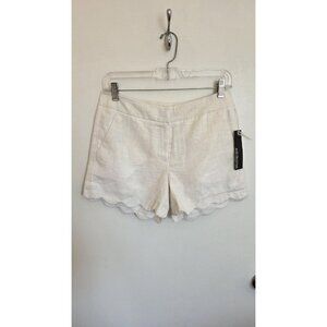 Alice Collection Shorts Linen Blend Scalloped Pockets Angelcore Fairycore NWT